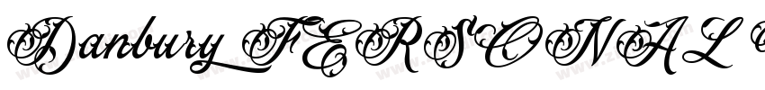 Danbury FERSONAL USE字体转换